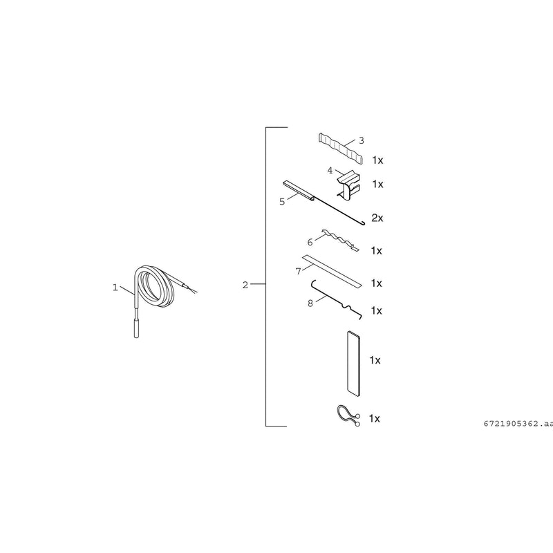 Bosch Thermotechnik - Sensor (HVAC) Zubehör Warmwasserspeicher 7735502289 SF4Set