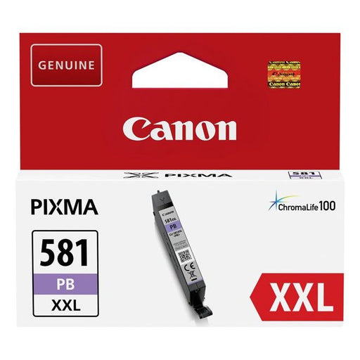Canon - Verbrauchsmaterial für Telefax/Drucker/MFC Tintenpatrone CLI-581PB XXL blau,Photo