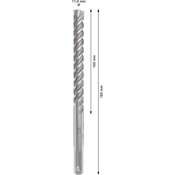 Bosch - Bohrer PRO SDS plus-5X 2608833804 Hammerbohrer 11 x