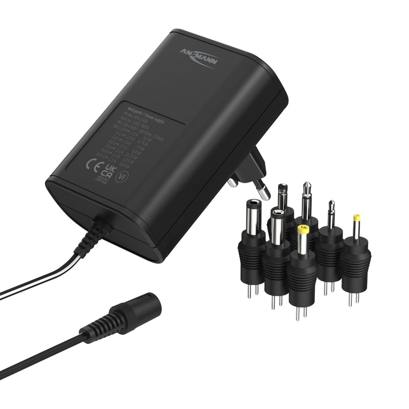 Ansmann - Netzgerät für Unterhaltungselektronik universal-Netzteil APS 1500#1201-0024 3-12VDC,1.8m Kabel  − 1 Stück