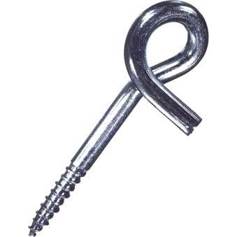 Dresselhaus - Schraubhaken Gewundene Deckenhaken 4222/001/79 10x140 mit Holzgewinde, zn − 5 Stück