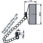 Telegärtner - Schutzkappe für Industriesteckverbinder 7-16-Abdeckkappe 100021286 f. Buchse B07