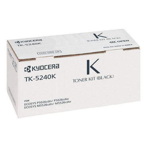 Kyocera - Verbrauchsmaterial für Telefax/Drucker/MFC Lasertoner TK-5240K sw 4.000 Seiten,schwarz