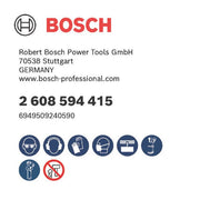 Bosch - Lochsäge PRO Multi Material PC Plus 2608594415 Lochsäge, 121 mm
