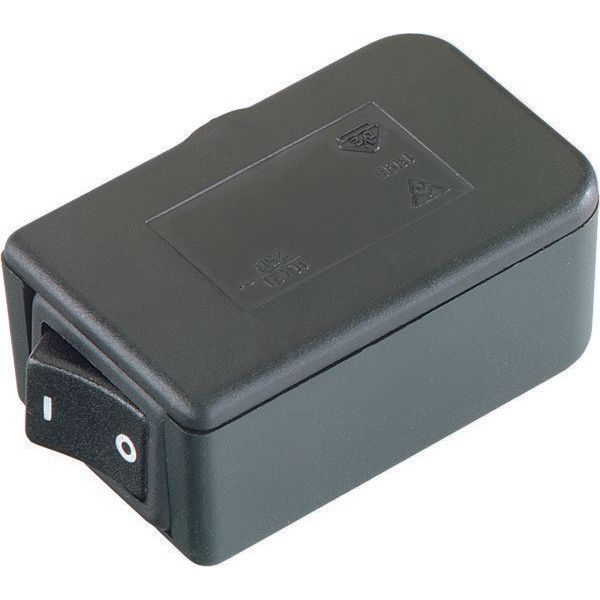 Bachmann - Schnurschalter/-dimmer Schnur-Endschalter 924.074 sw,1p.-Aus,10A/250V