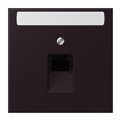 Jung - Einsatz/Abdeckung für Kommunikationstechnik Abdeckung für IAE/UAE LC 969-1 NAUA 248 noir divoire (4320E)