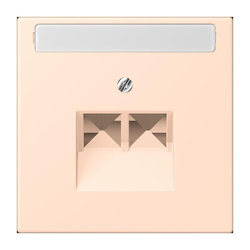 Jung - Einsatz/Abdeckung für Kommunikationstechnik Abdeckung für IAE/UAE LC 969-2 NAUA 228 rose pale (32091)