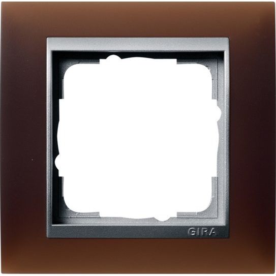 Gira - Abdeckrahmen 1f.opak dbr 021159