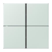 Jung - Abdeckung/Bedienelement für Installationsschalterprogramme Tastensatz 4fach LC 404 TSA 215 ceruleen pale