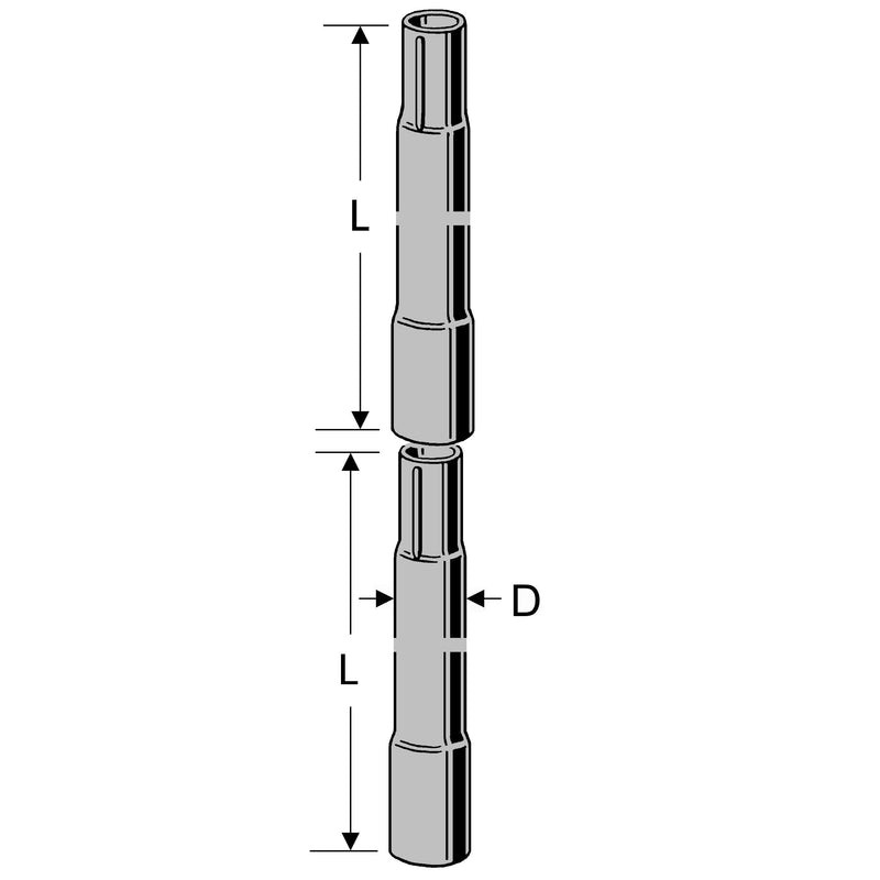 Kathrein - Antennenmast Steckmast 2,0x48 ZSA 46