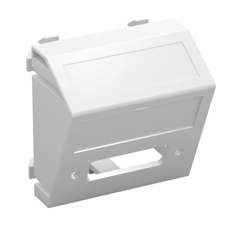 OBO Bettermann - Einsatz/Abdeckung für Kommunikationstechnik Multimediaträger DVI MTS-DV O RW1 45x45mm rws