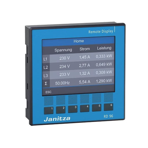 Janitza Electronic - Zubehör/Ersatzteile für Prüf- und Messgeräte (Elektro) RD 96 abgesetztes Display 5231212 für UMG 801