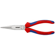 Knipex - Flachzange Flachrundzange 26 12 200 SB mit Schneide, 200mm