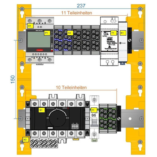 enwitec electronic - Zubehör/Ersatzteile für regenerative Energieerzeugung Umschalteinrichtung 3PH_FRO_MTS-3P-3PH 18