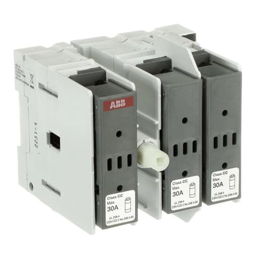 ABB Stotz S&J - Sicherungslasttrennschalter Lasttrennschalter OS30FACCS30 seitl. Betätigt