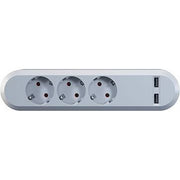 Bachmann - Mehrfachsteckdose USB SMART Steckdosenleiste 381.801 2-fach USB Charger