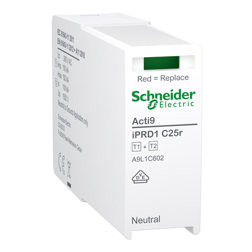 Schneider Electric - Kombi-Ableiter für Energietechnik Ersatz-Schutzmodul A9L1C602 Kombiableiter iPRD1