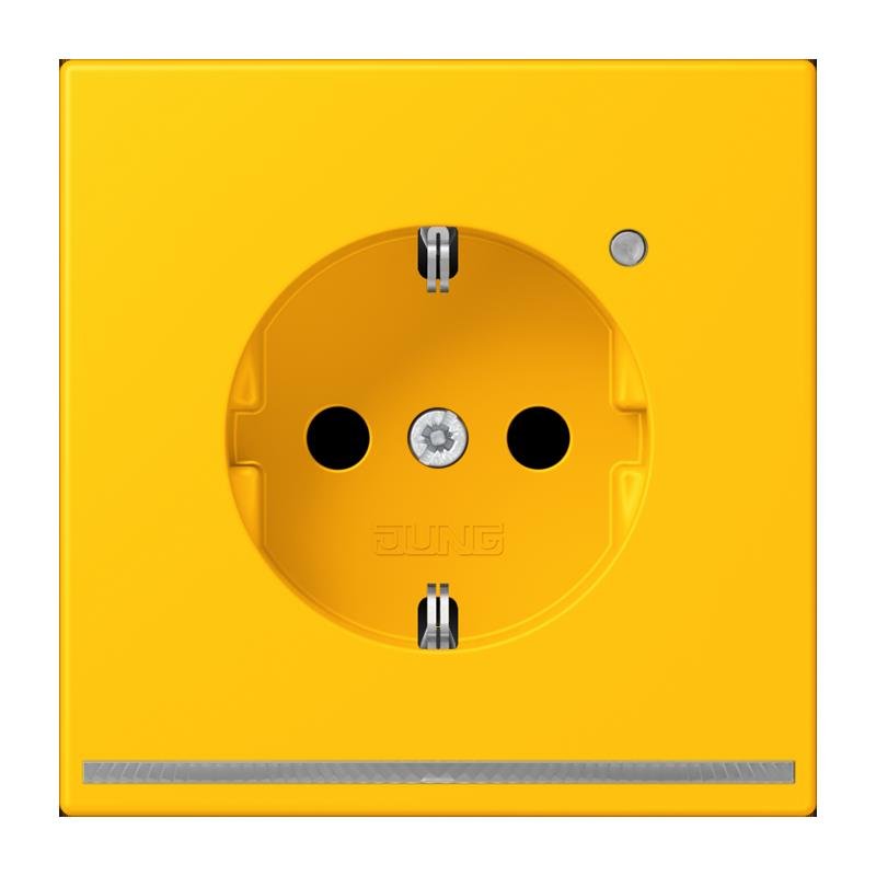 Jung - Steckdose SCHUKO Steckdose LC 1520-O LNW 263 le jaune vif (4320W)