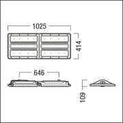 Zumtobel Group - Hallen-Reflektorleuchte LED-Hallenleuchte CR2PL L27k #42187569 840