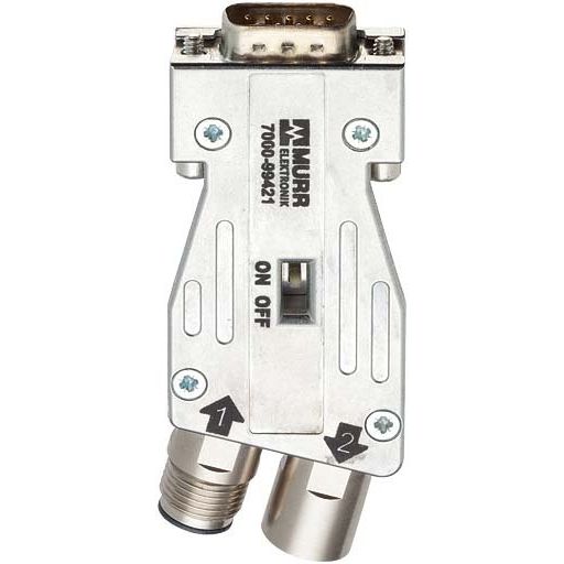 Murrelektronik - Modulare Kupplung M12/D-Sub Profibus Adapter 7000-99421-0000000 180Grad