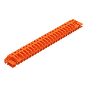WAGO - Leiterplattensteckverbinder THT-Federleiste abgewink. 232-284/047-000 Maß 5,08mm,orange − 10 Stück