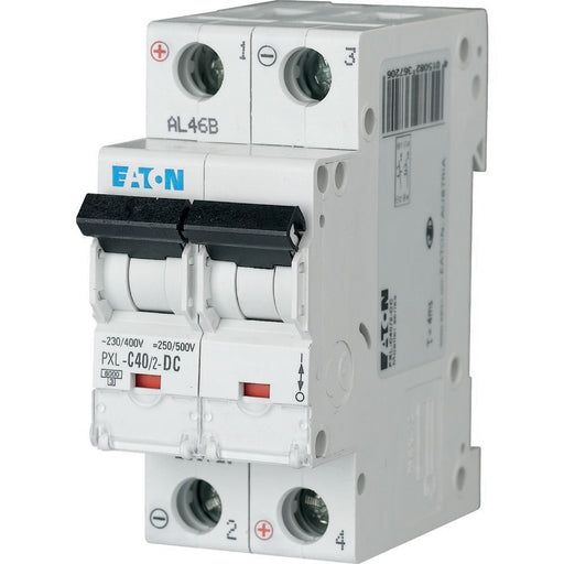Eaton - Leitungsschutzschalter PXL-C40/2-DC 40A,2p,Steckkl.C, DC