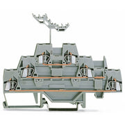 WAGO - Durchgangs-Reihenklemme Drei-Stock-Klemme 280-549 0,08-2,5mmq grau