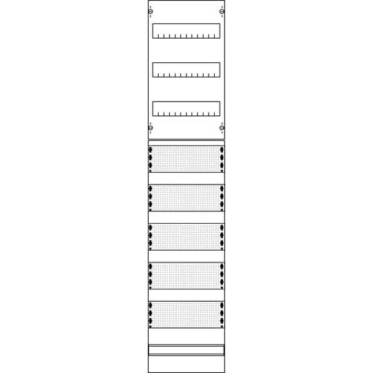 Striebel&amp;John - Einbaufeld für Telekommunikation Mediafeld 1MMC43 kombi  − 1 Stück

