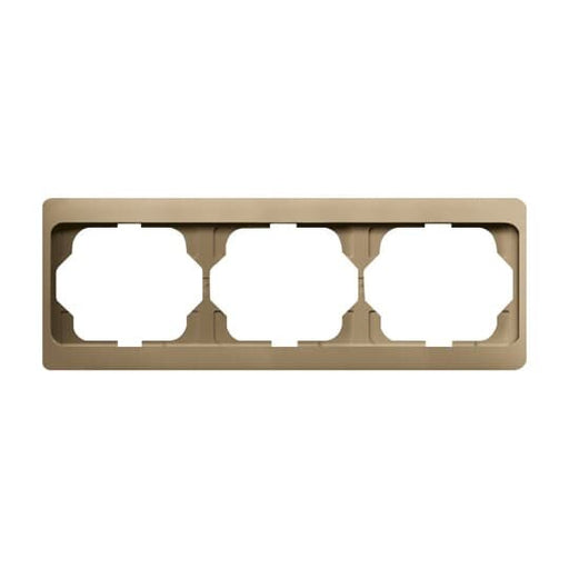 Busch-Jaeger - Abdeckrahmen Rahmen 3-fach 1723 KA-21 bronze, waager.alpha − 1 Stück by Busch-Jaeger
