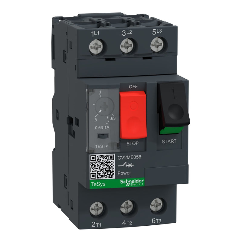 Schneider Electric - Leistungsschalter für Motorschutz Motorschutzschalter GV2ME056 0,63-1A,