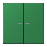 Jung - Abdeckung/Bedienelement für Installationsschalterprogramme Wippe mit Lichtleiter LC 102 KO5 219 vert fonce