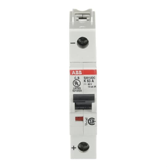 ABB Stotz S&J - Leitungsschutzschalter Sicherungsautomat S201UDC-K63 14 kA, 63 A, 1P