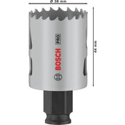 Bosch - Lochsäge PRO Multi Material PC Plus 2608594380 Lochsäge, 38 mm