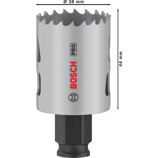 Bosch - Lochsäge PRO Multi Material PC Plus 2608594380 Lochsäge, 38 mm