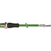 Murrelektronik - Konfektioniertes Sensor-Aktor-Kabel M12-Stecker gerade 7000-14541-7961000 geschirmt grün 10m