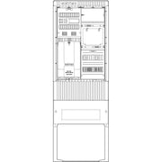 ABN - Zähler-Komplettschrank Zähleranschlusssäule SZ175EE2505 2 eHZ 5pol