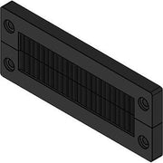 Icotek - Einführungsflansch für Kleingehäuse/Schaltschrank Kabeldurchlass KEL-BES-S 24 schwarz − 10 Stück