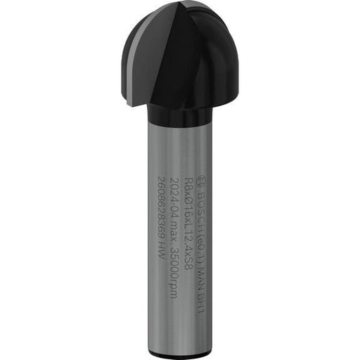 Bosch - Fräser PRO Hohlkehlfräser, 2608628369 R 8, Schaft 8 mm