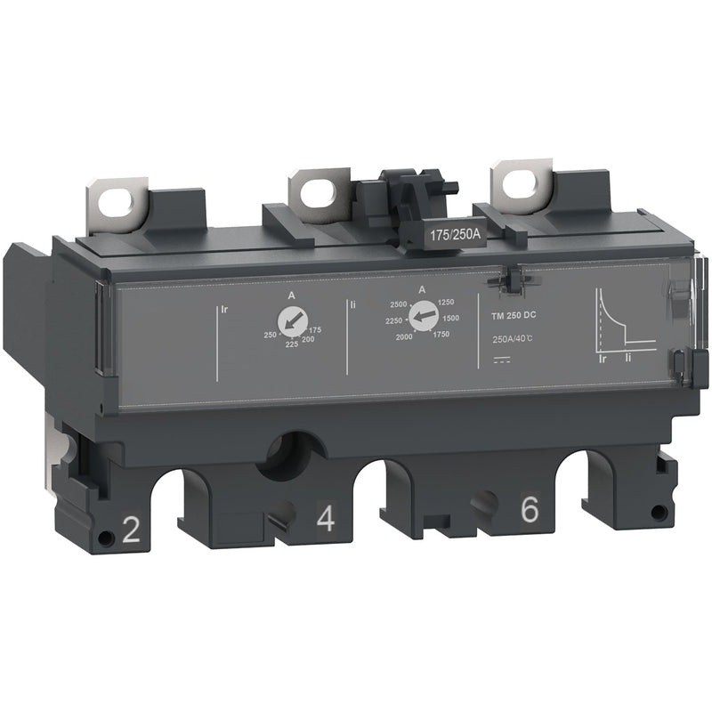 Schneider Electric - Auslöseblock für Leistungsschalter DC-Auslösegerät C253TM250D thermomagnetisch TM2
