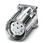 Phoenix Contact - Rundsteckverbinder, feldkonfektionierbar (Industriesteckverbinder) Gerätesteckverbinder SF-7ES1N8AY000 Vorderwand