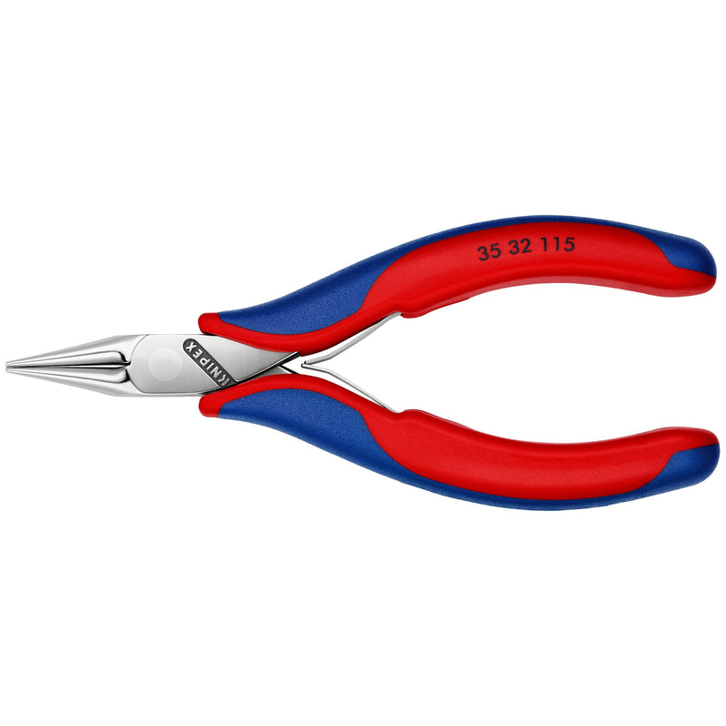Knipex - Rundzange Elektronik-Greifzange 35 32 115 spiegelpoliert,115mm