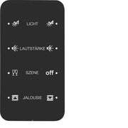Berker - Bussystem-Tastsensor Touch-Sensor 4fach 75144165 Glas schwarz