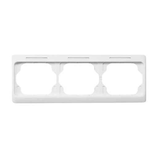 Busch-Jaeger - Abdeckrahmen Rahmen 3-fach 1723 NSKA-24G stws, waager. Sichtf − 1 Stück by Busch-Jaeger
