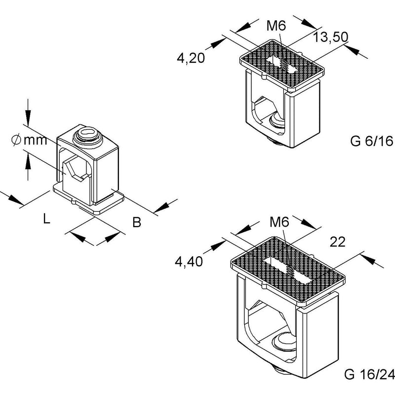Niedax - Befestigungsschelle für Kabel/Rohre Iso-G-Schelle G 24/34 − 25 Stück