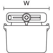 HellermannTyton - Verbindungs-/Übergangsmuffe Gel-Kabelgarnitur Relilight #435-01653 V31.5 U1 PA66V0BK10