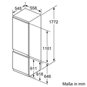 Bosch - Kühl-/Gefrierkombination EB-Kühl/Gefrierkombi KIS87ADD0 Serie6