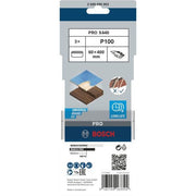 Bosch - Schleifpapier/Schleifvlies PRO X440 Schleifband, 60 x 2608606003 400 mm, 100, 3-tlg