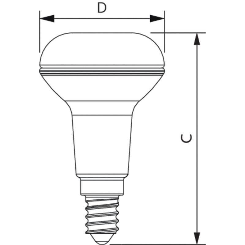 Philips Lighting - LED-Lampe/Multi-LED LED-Reflektorlampe R50 CoreProLED #81177100 E14