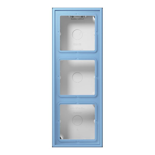 Jung - Aufputzgehäuse für Unterputzgerät Aufputz-Kappe 3fach LC 583 A 256 bleu ceruleen 59