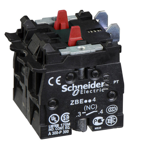 Schneider Electric - Hilfsschalterblock 2Ö ZBE504 f. Frontelement
